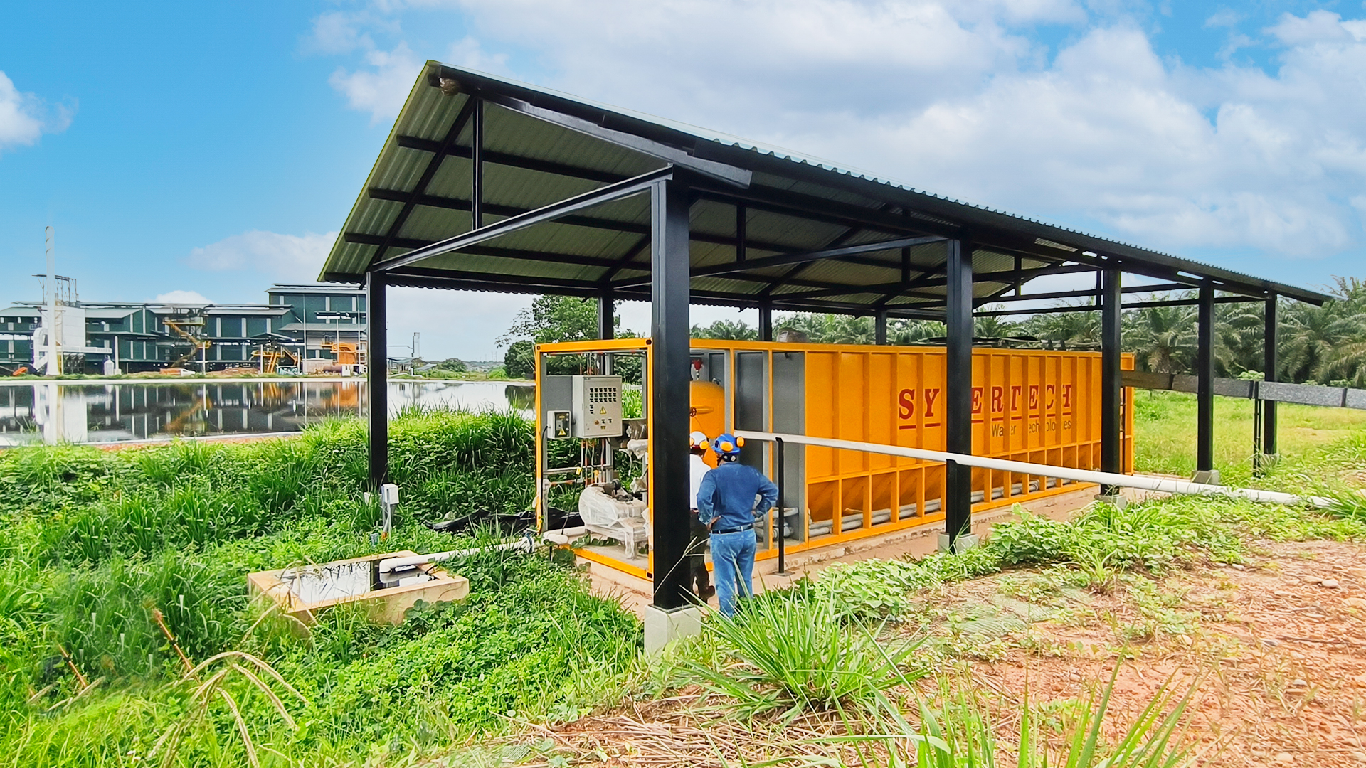 planta de tratamiento de agua con sistema daf instalado en industria de alimentos - ver detalles del sistema daf